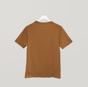 Rib-neck Cotton T-Shirt