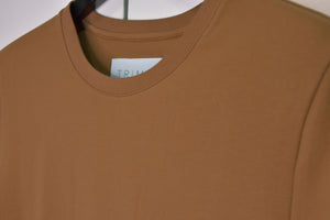 Rib-neck Cotton T-Shirt