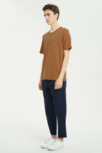 Load image into Gallery viewer, Rib-neck Cotton T-Shirt
