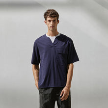 Load image into Gallery viewer, V-neck Linen Loose T-Shirt (NY)
