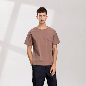 Oval Shape Pocket T-Shirt (PK)