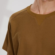 Load image into Gallery viewer, Waffle Crew Neck T-shirt (GN)

